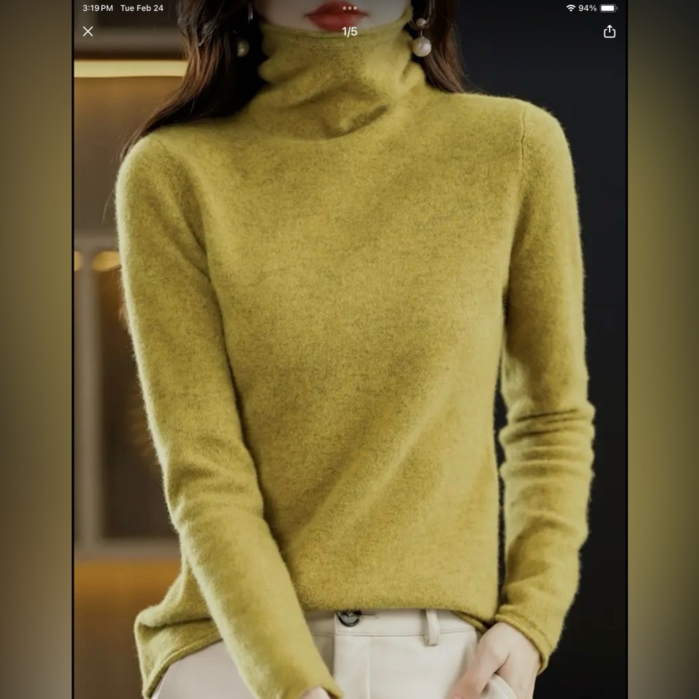 Turtleneck sweater